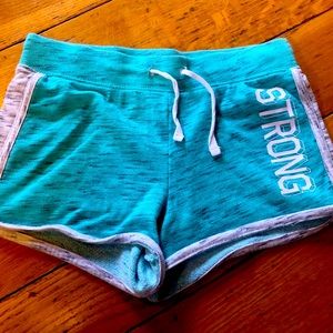Xersion green and gray girls shorts size L/14
